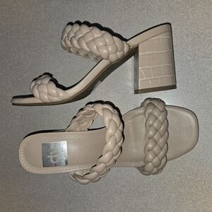 Dolce Vita Braided Heeled Sandals Size 6.5
